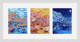 Mevagissey Triptych by Paul Clark
