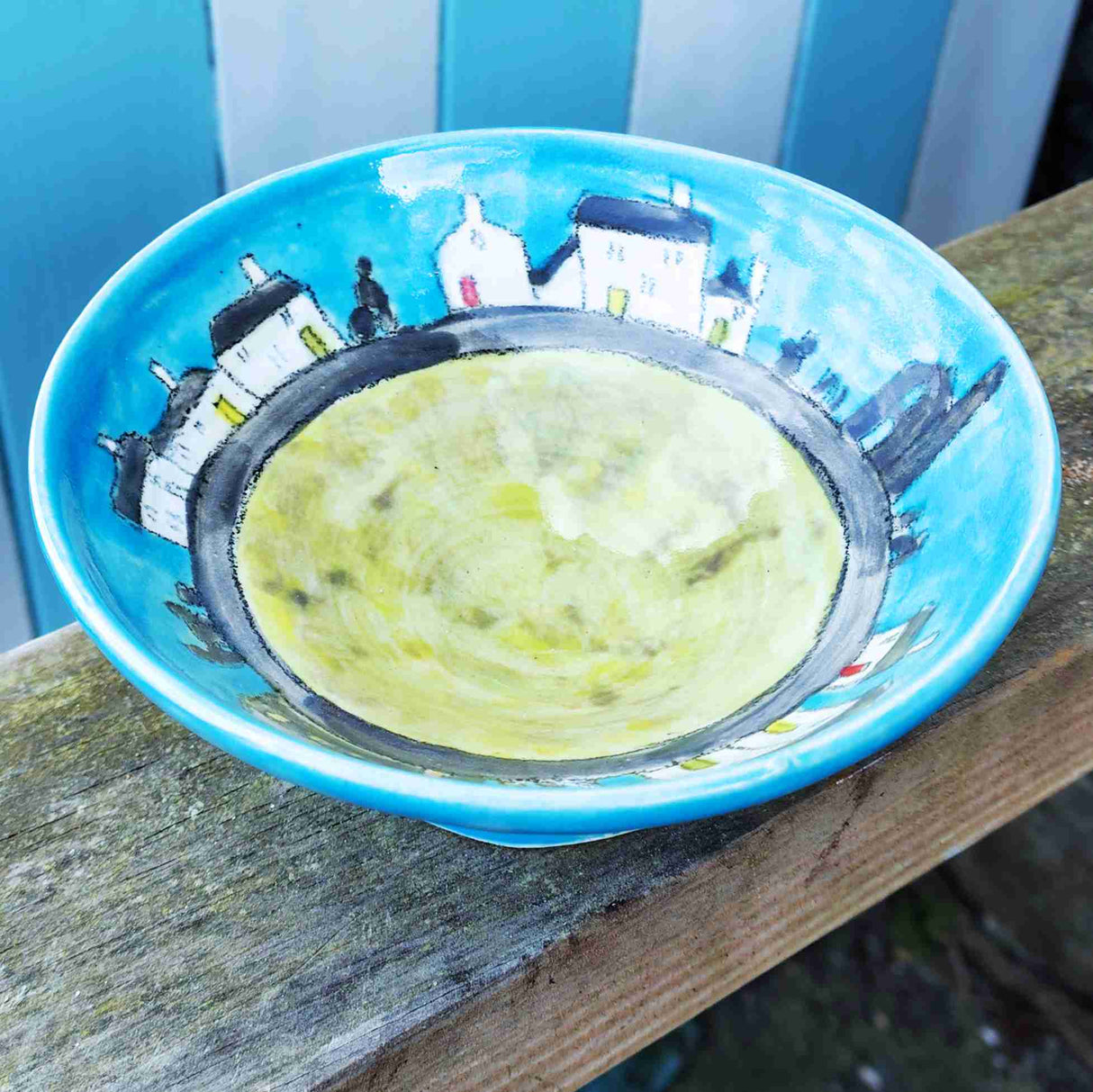 Moorland Cottage bowl by Wellydog Ceramics COM
