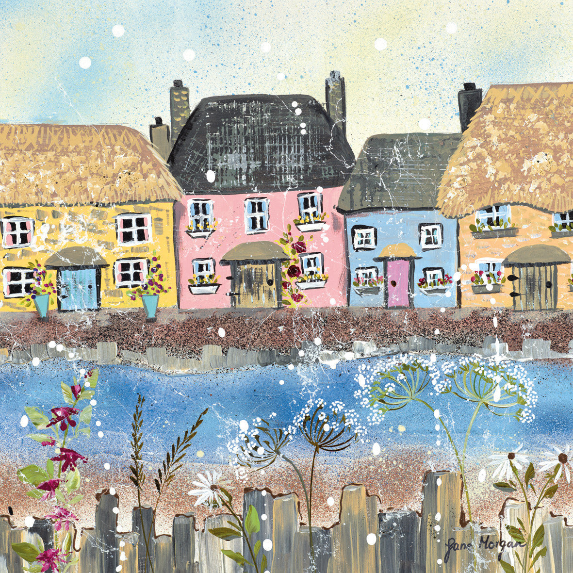 "My Little Harbour" card by Jane Morgan