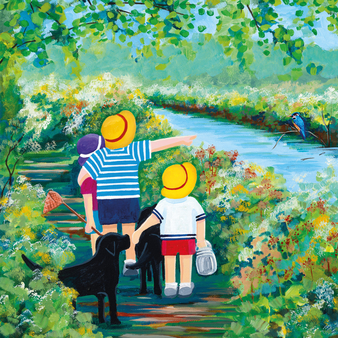 "Nature Trail" card by Nikky Corker