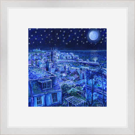 Moonlight Over St. Ives print by Paul Clark