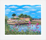 Summer Flowers at Pentewan print by Paul Clark