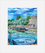 The Kajasmoor in Charlestown Harbour, print by Paul Clark