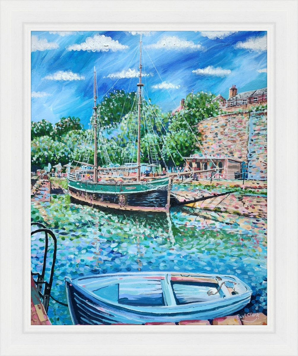 The Kajasmoor in Charlestown Harbour, by Paul Clark