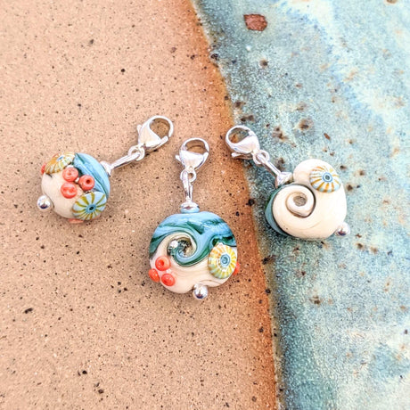 Sand & Sea Lentil Charm Bracelet