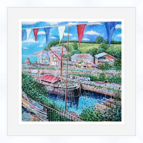 The 2024 Static Flag Ship, The Lady Daphne, print by Paul Clark