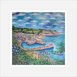 Summer Flowers, Charlestown, print by Paul Clark