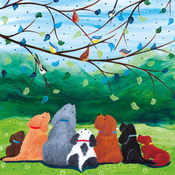 "Telling Tales" card by Nikky Corker