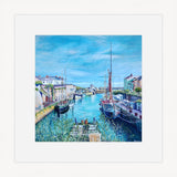 "The Lady Daphne in Charlestown Harbour" prints by Liz Hackney