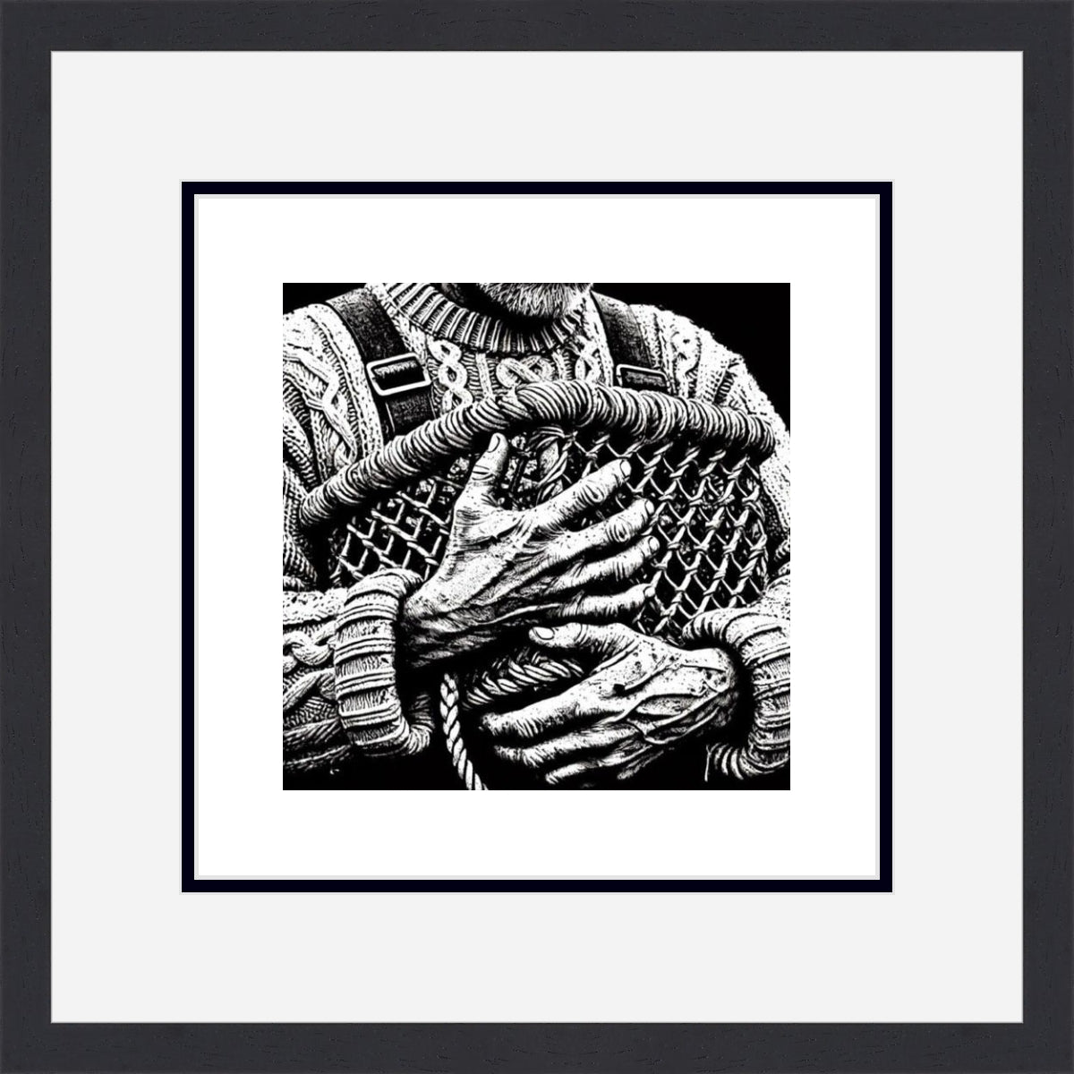 "The Lobster Pot" limited edition signature embossed print by Heidi Marice