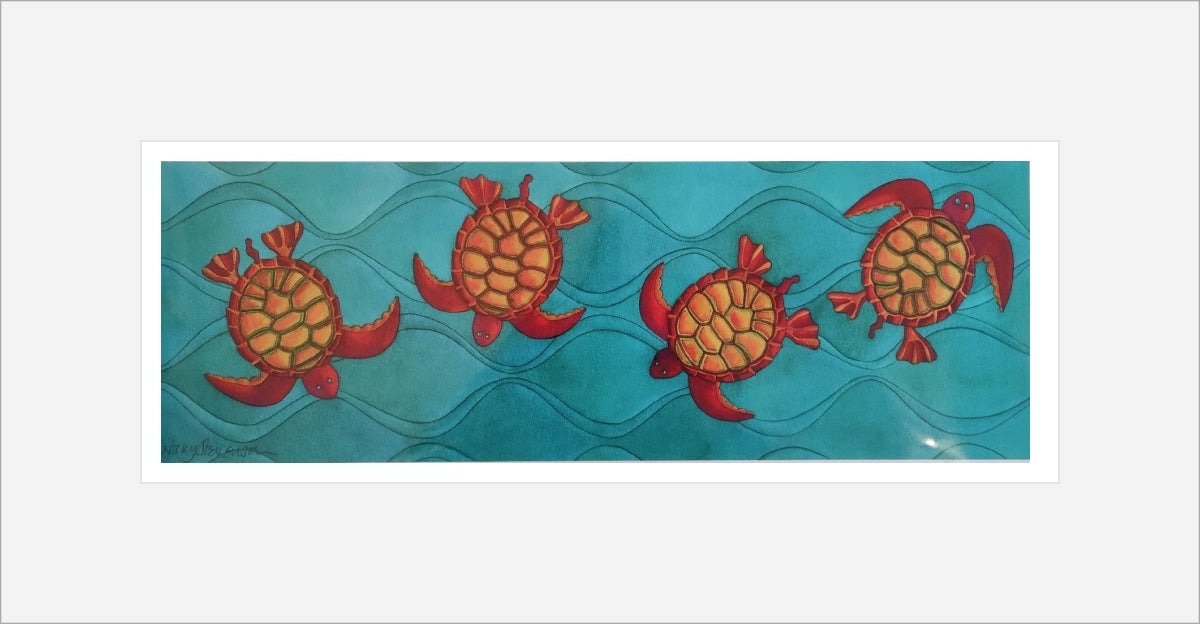 "Where Are You Going" print by Nicky Stevenson