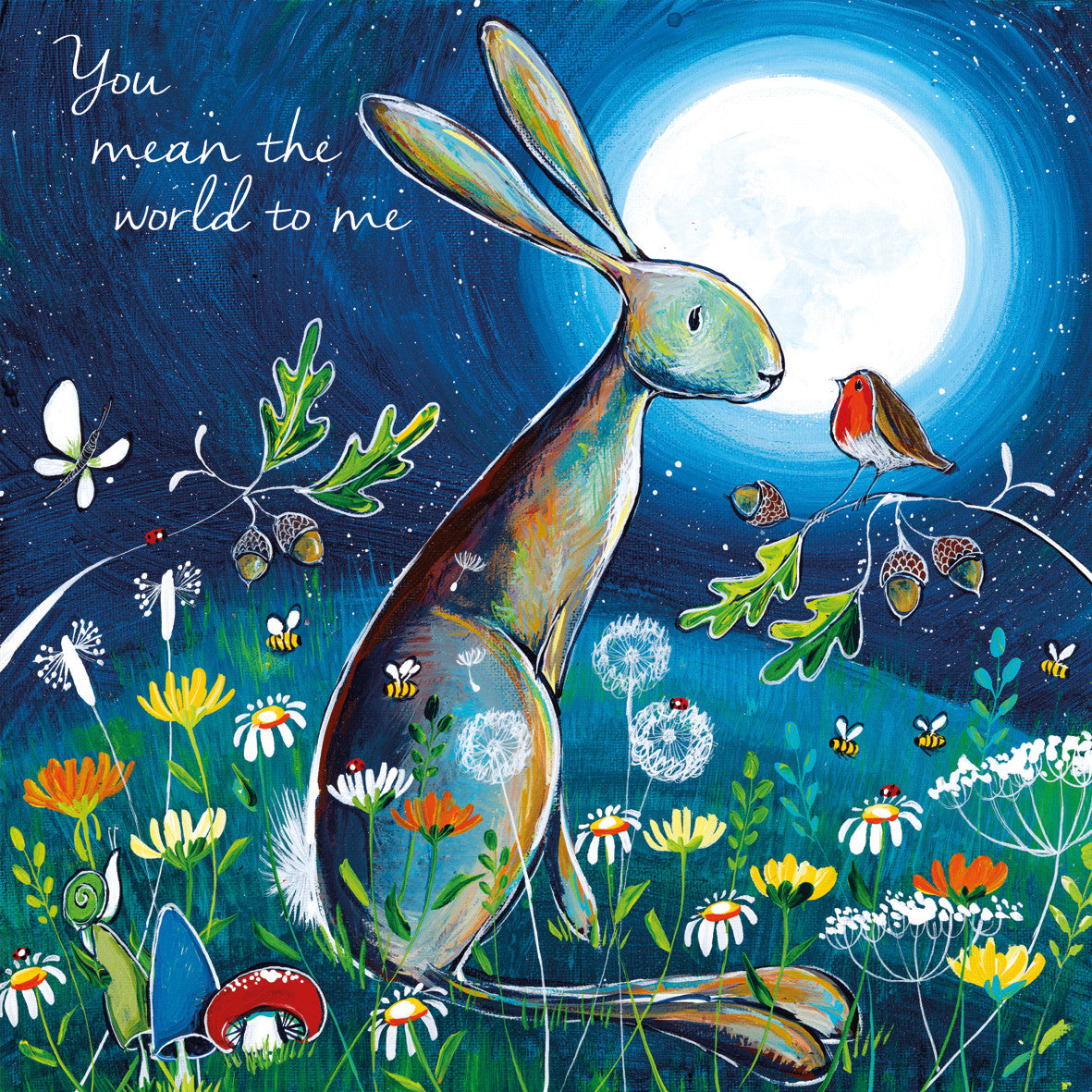 "You Mean the World to Me" Kate Andrew card