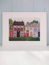 The Pub, King George V print by Kim Watkins
