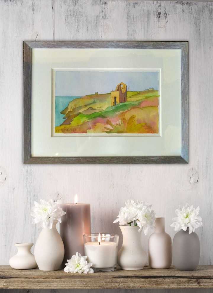 Wheal Coates, original painting by Emma Ball