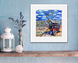 Low Tide St Ives, print by Paul Clark