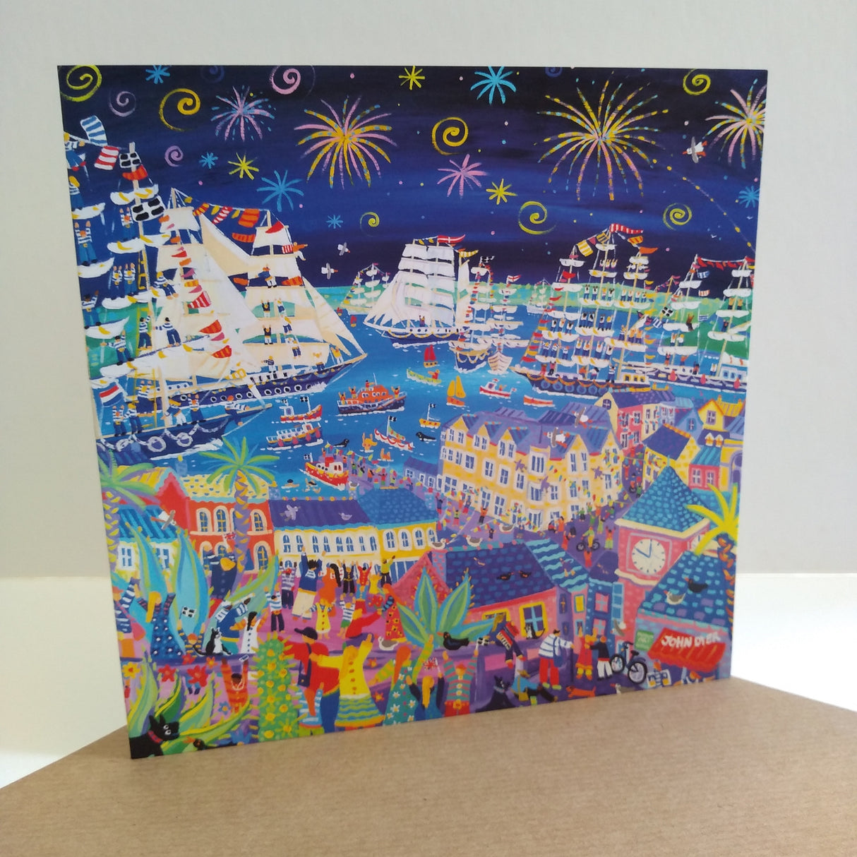 "Tall Ships and Small Ships" by John Dyer Card