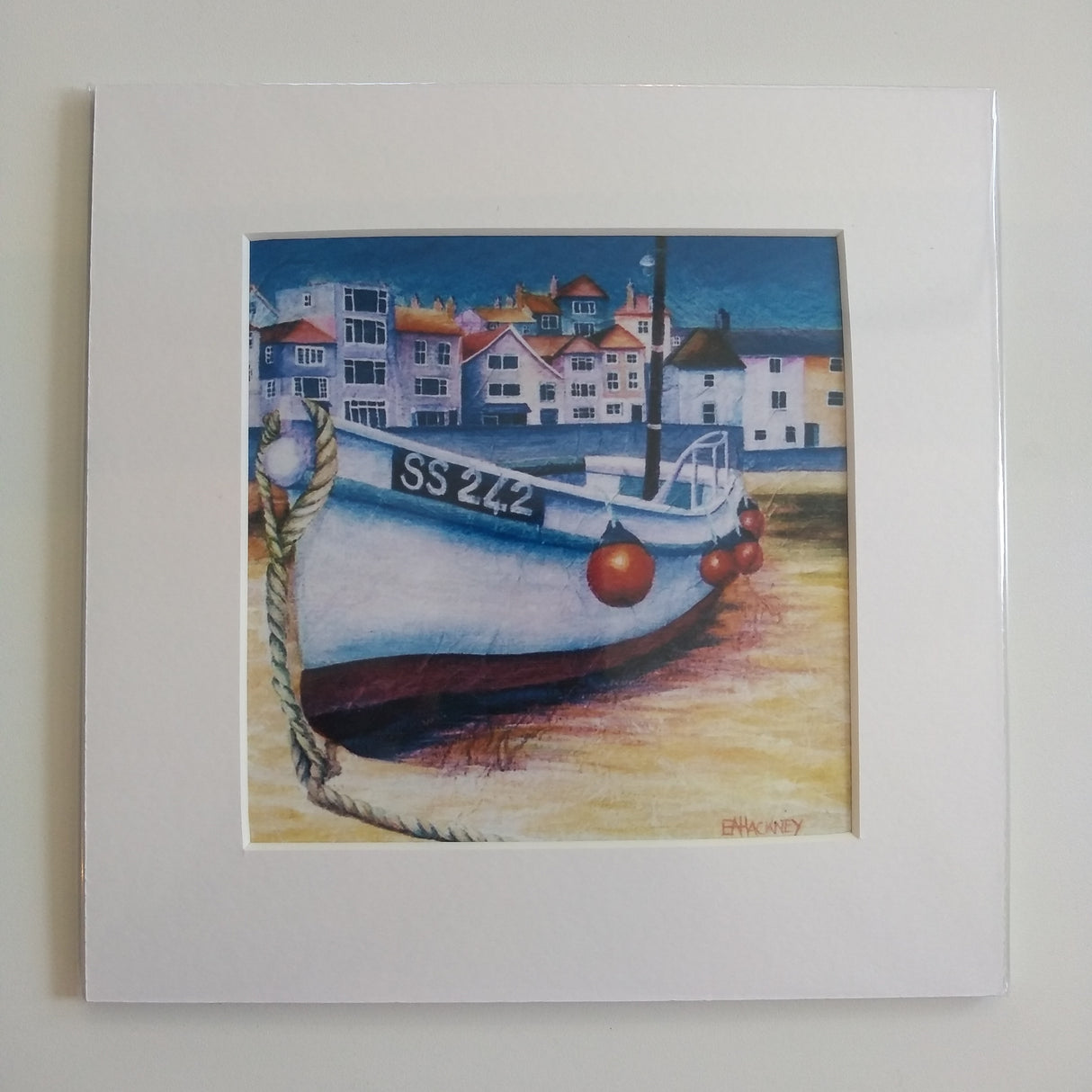SS242 St. Ives, mini print by Liz Hackney