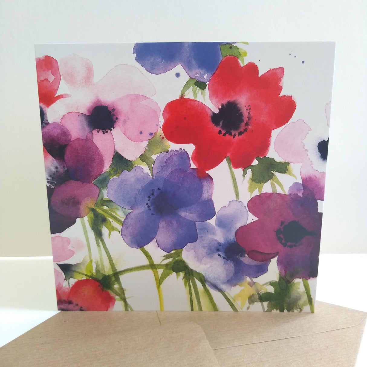 Flowers, card by Petula Stone