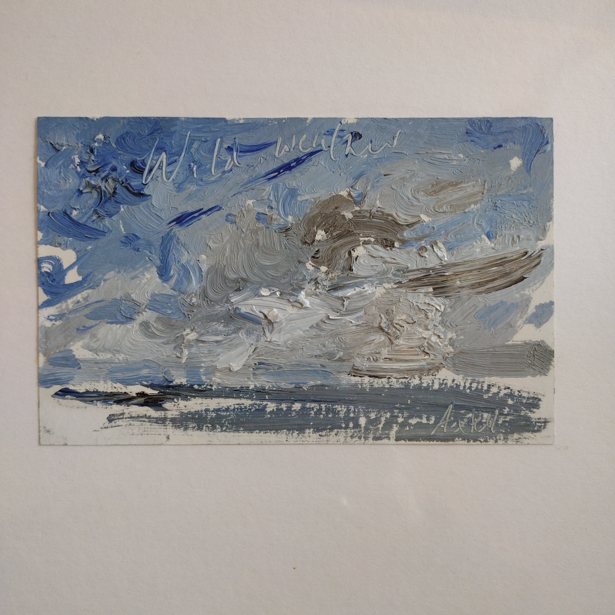 Wild Weather by David Axtell, original painting (com)