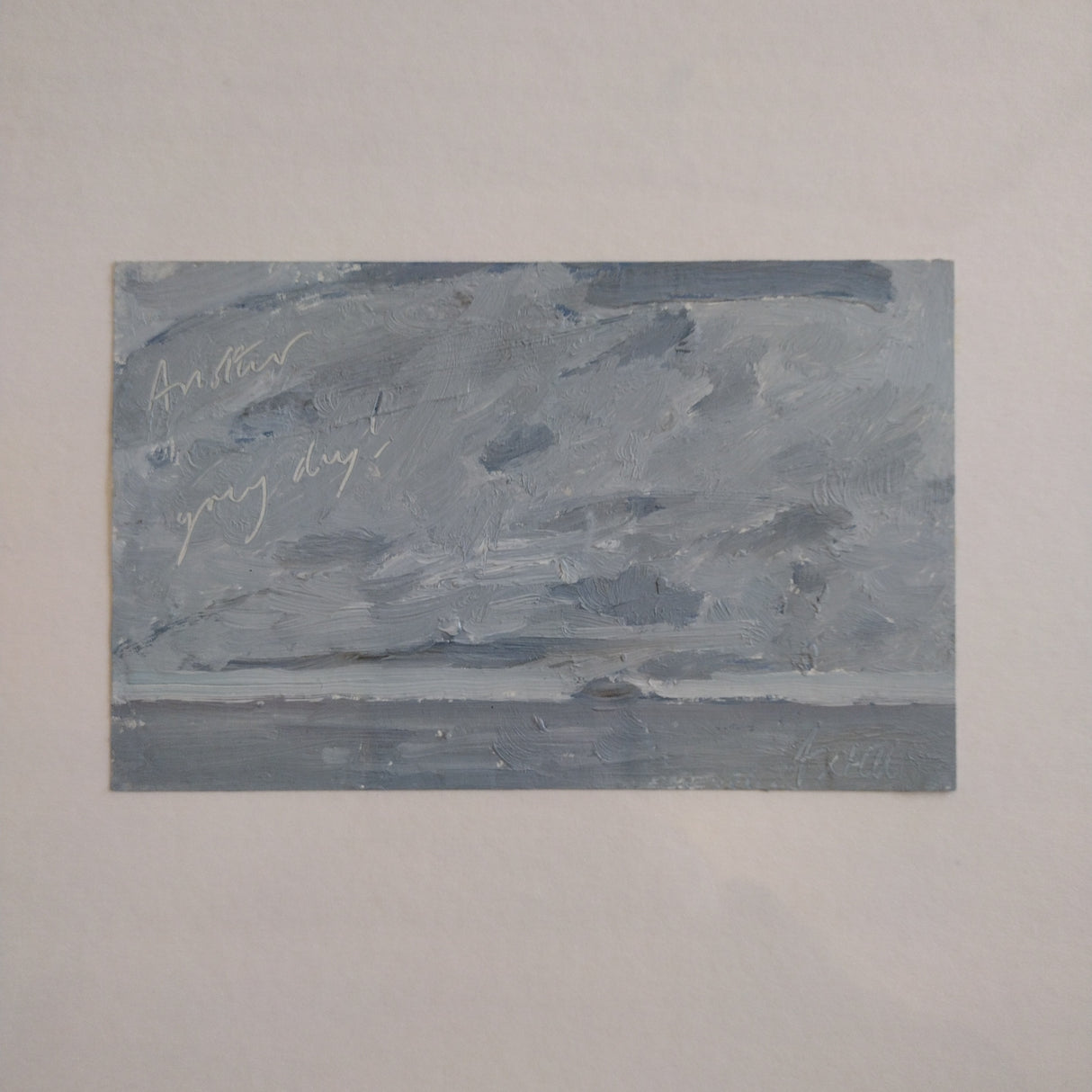 Another Grey Day by David Axtell, original painting (com)