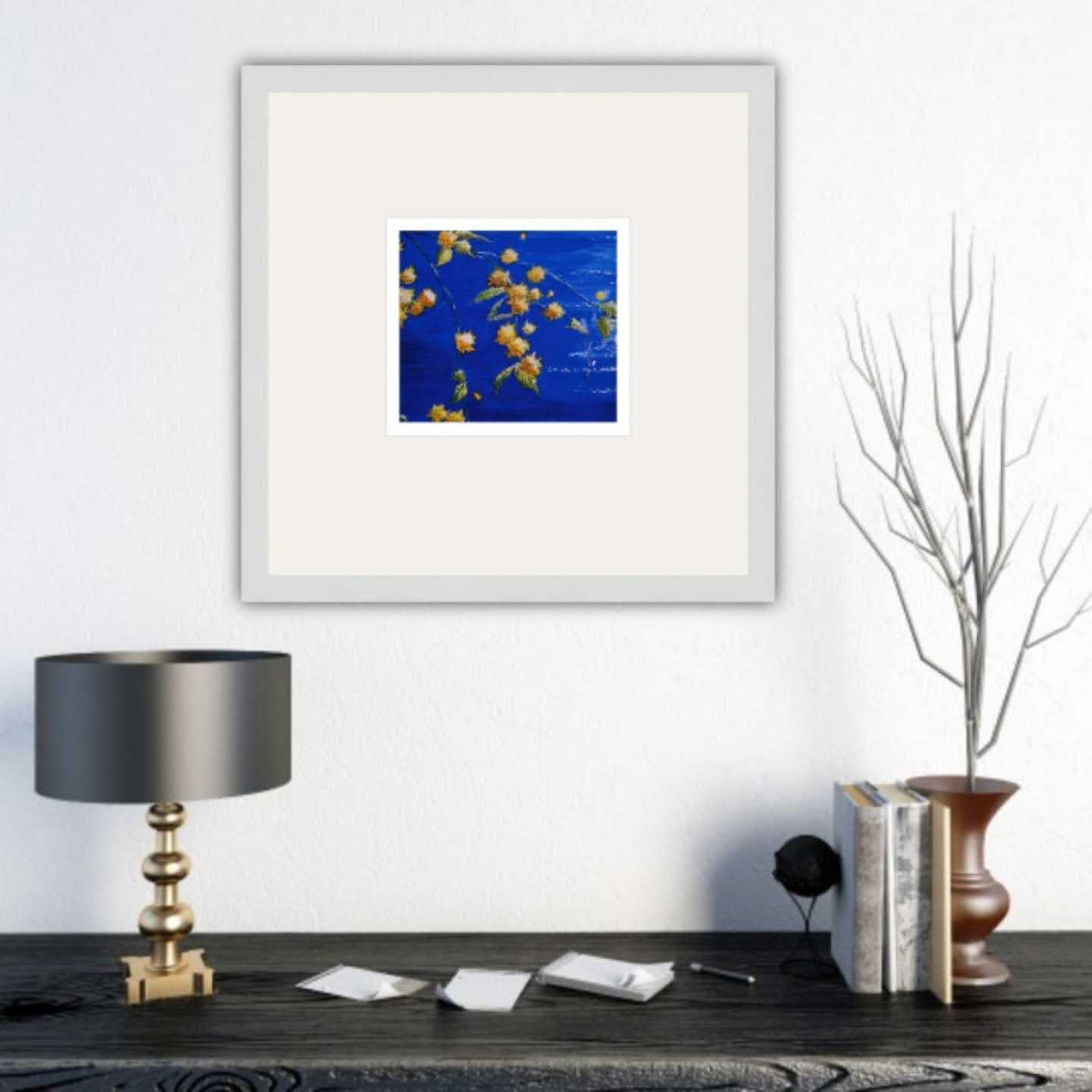 Alison Jones Kerria Japonica, Japanese Rose Print (COM)