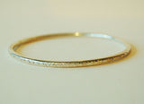 Amy R Lee criss cross silver bangle