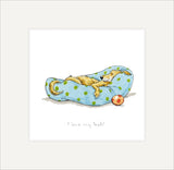 Anita Jeram A Dog's Life, I Love My Bed! print