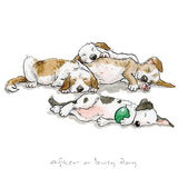 Anita Jeram A Dog's Life, After A Busy Day, print