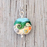 Sand & Sea Beach Babe Lentil pendant