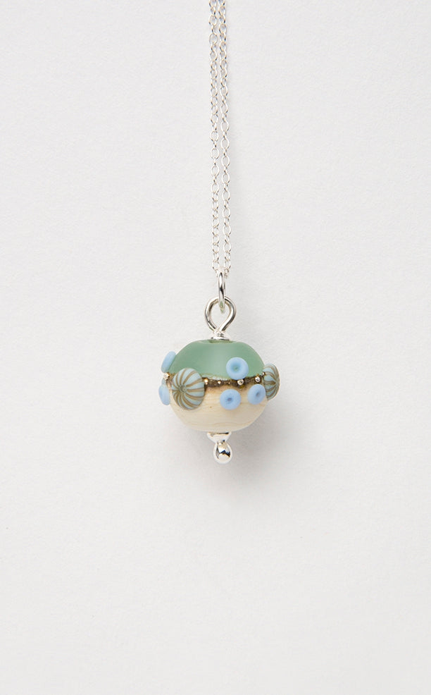 Sea Spray Beach Babe Round pendant