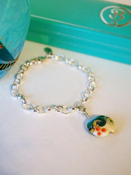 Sand & Sea Lentil Charm Bracelet