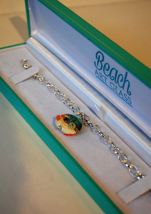 Sand & Sea Lentil Charm Bracelet