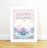 Becky Bettesworth Happy Campers print