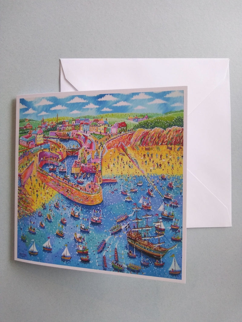 Charlestown Regatta, card by Paul Clark