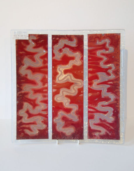 Craft Fusion Mineral Foil fused glass bowl