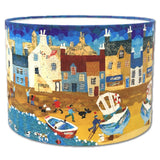 coastal harbour lampshade by Dawn Maciocia
