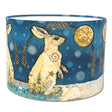 White moongazey hare lampshade by Dawn Maciocia