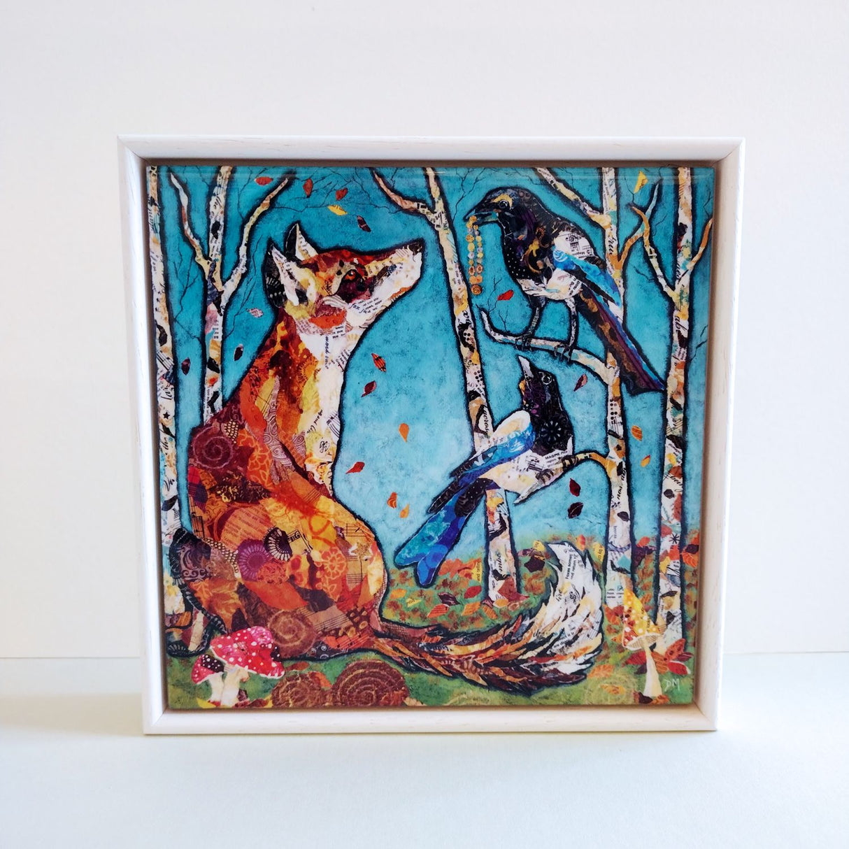 The Gift, framed ceramic tile