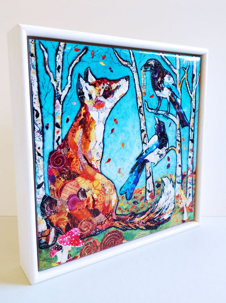 The Gift, framed ceramic tile