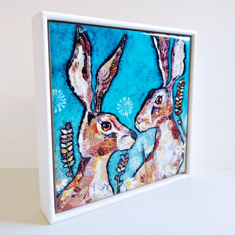 Together, framed ceramic tile