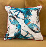 Blue Lobster cushion