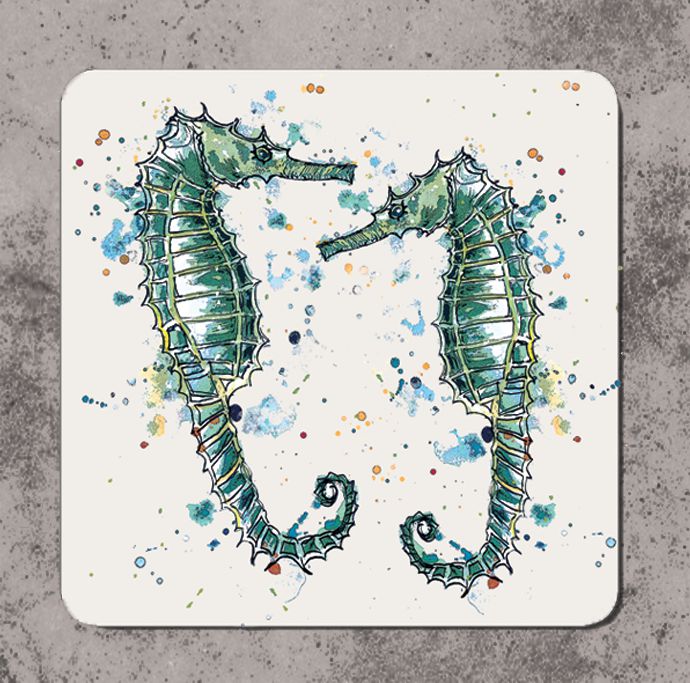 Seahorses placemat