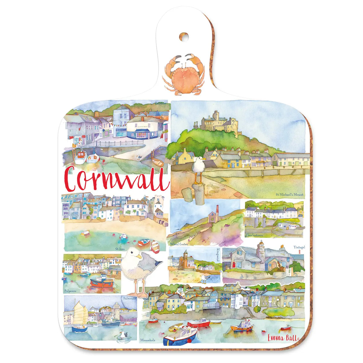 Emma Ball Cornwall chopping board