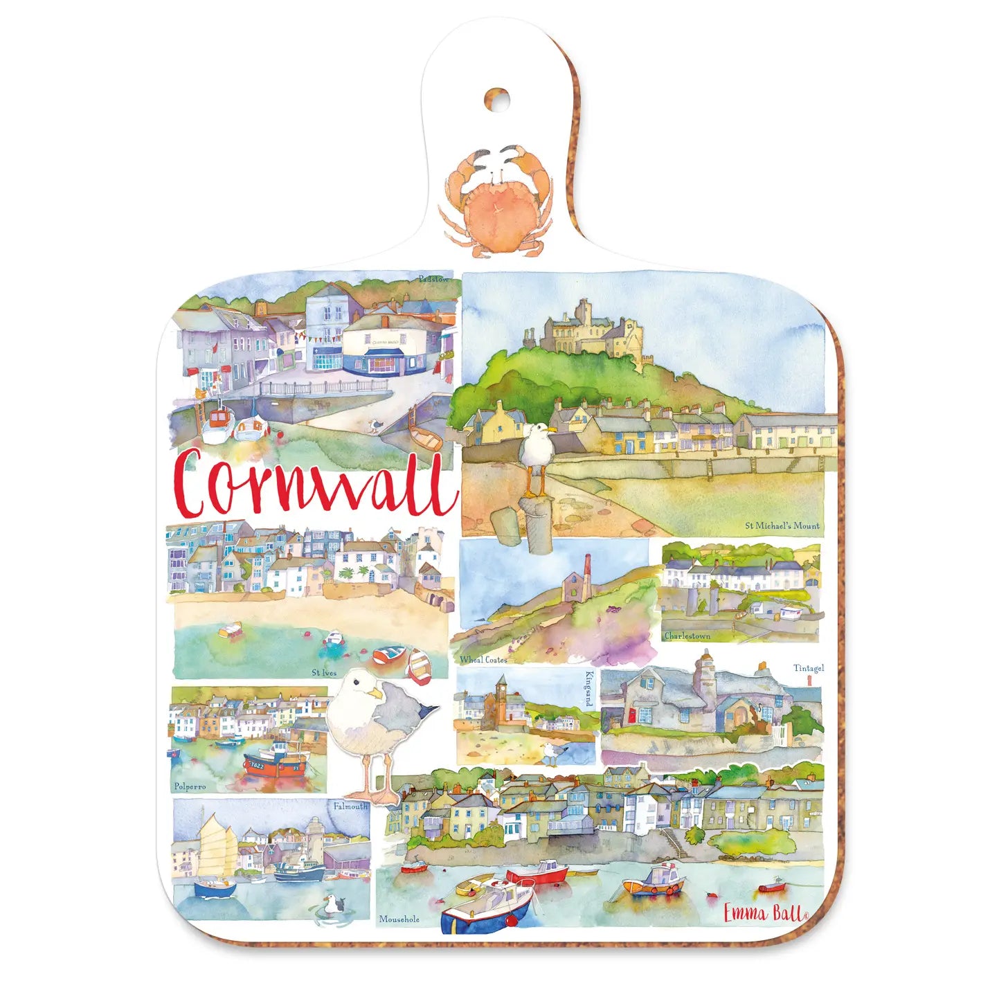Emma Ball Cornwall chopping board