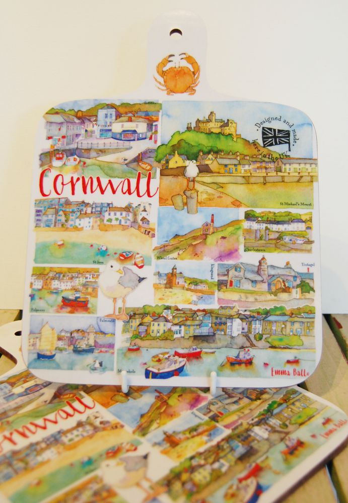 Emma Ball Cornwall chopping board