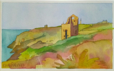Wheal Coates, original painting by Emma Ball