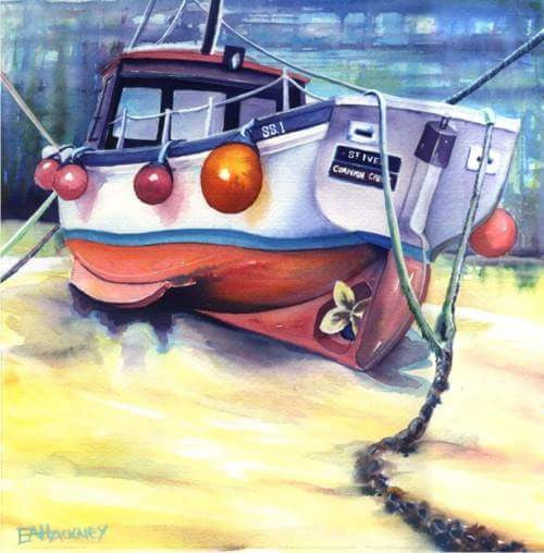 Cornish-Crest-St-Ives-painting-Liz-Hackney