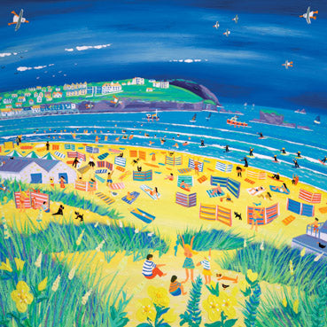 Happy Holidays, Perranporth, by John Dyer Card