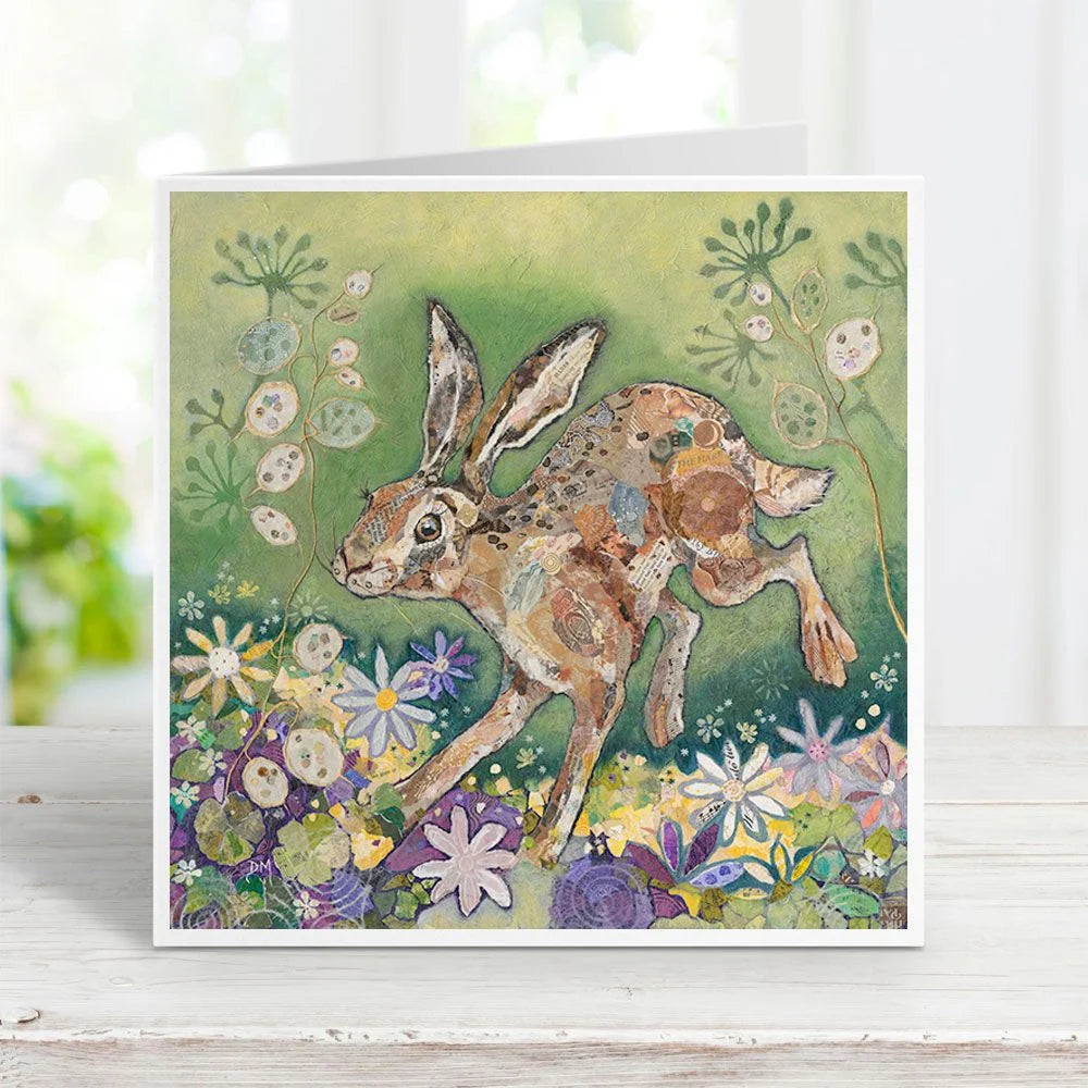 "Honesty Hare" card by Dawn Maciocia