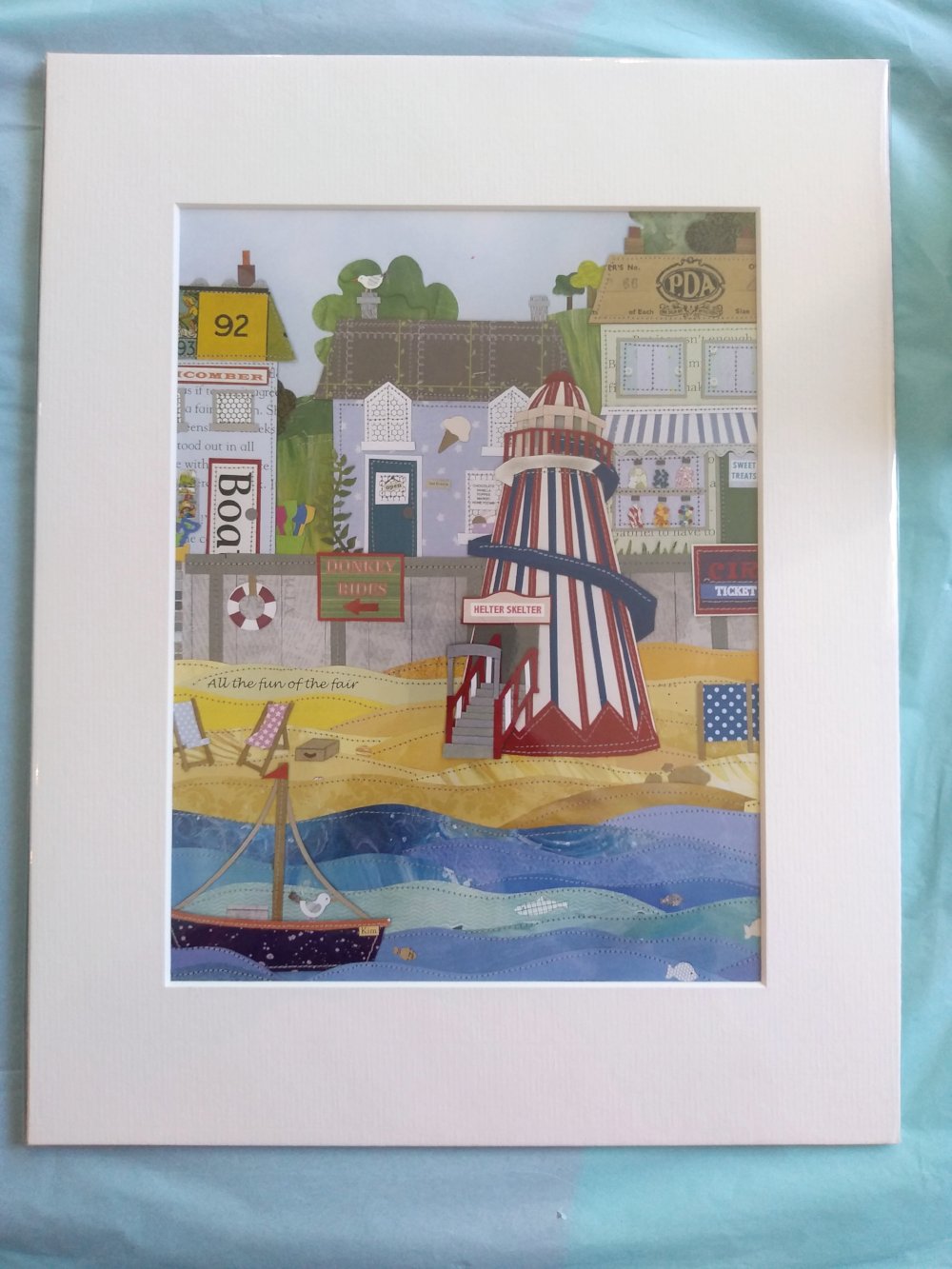 Helter Skelter print by Kim Watkins.